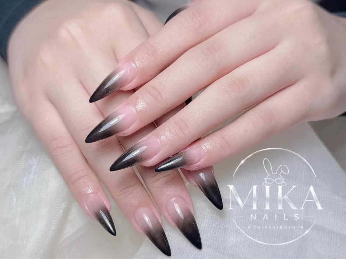 ネイル アートネイル チークネイル ドット フットネイル フレンチネイル KIMU MIKA.NAILのネイルデザイン