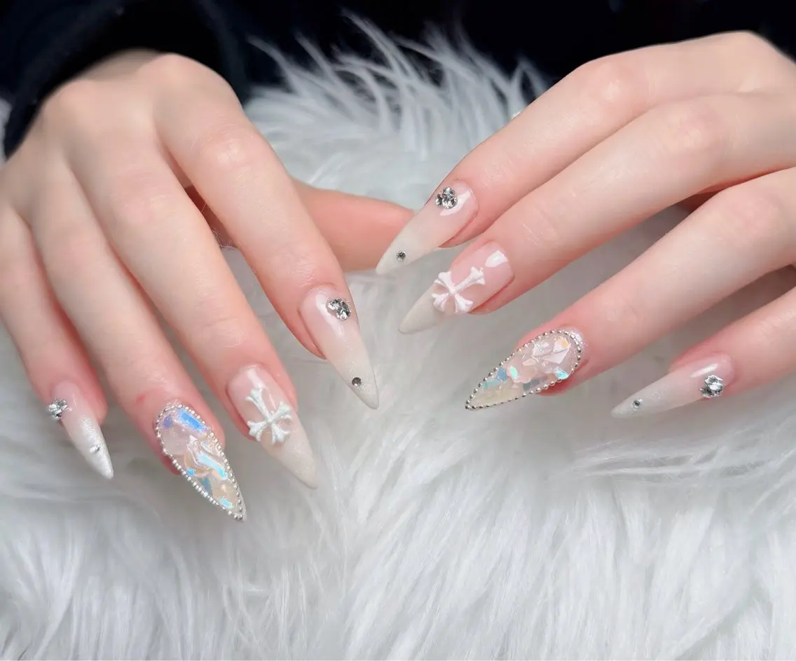 ネイル アートネイル 韓国ネイル 持ち込み ワンホンネイル ハンドネイル Lenie Nail Salonのネイルデザイン