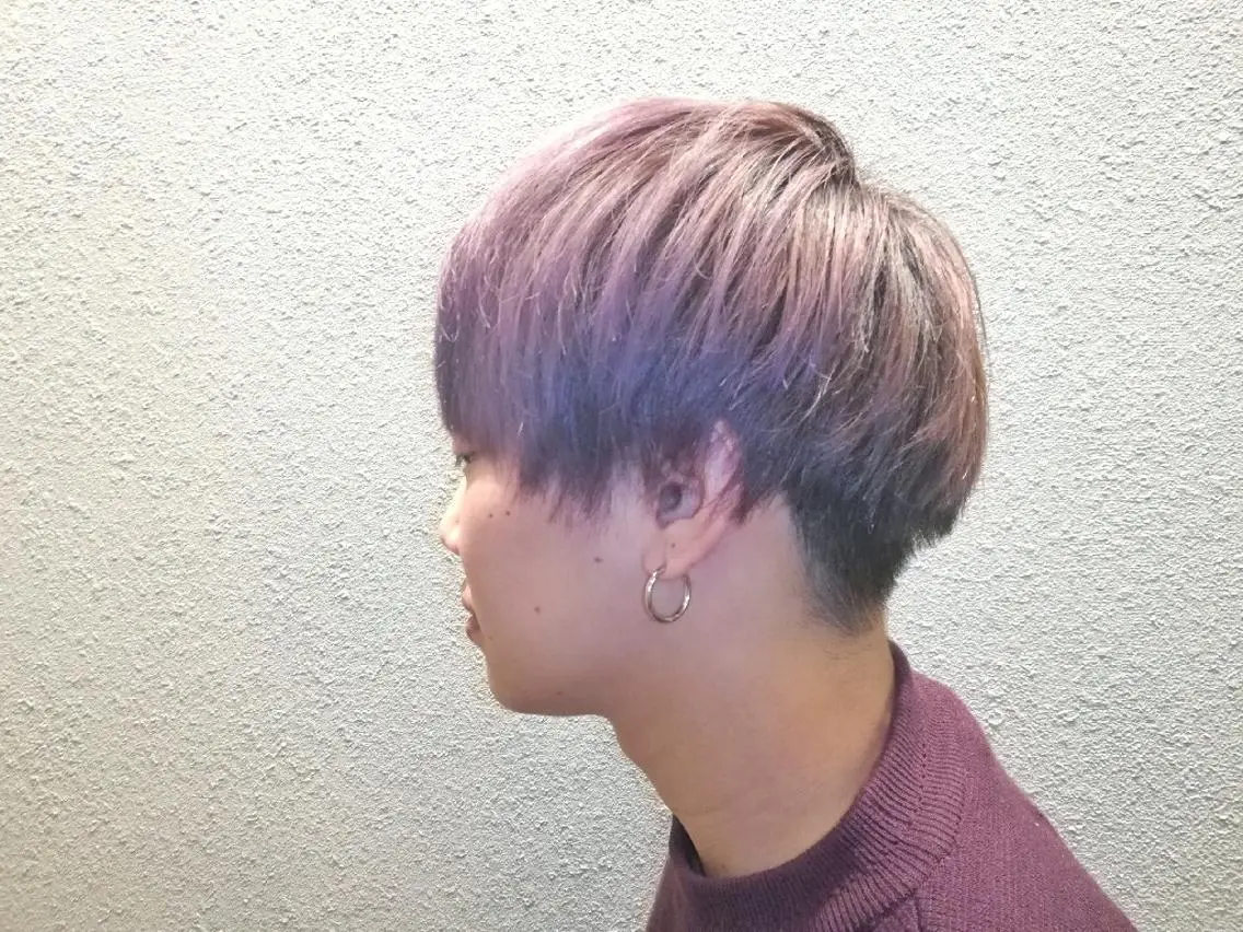 ショート カラー カット ヘアカラー ill副店長 立和田純也のヘアスタイル