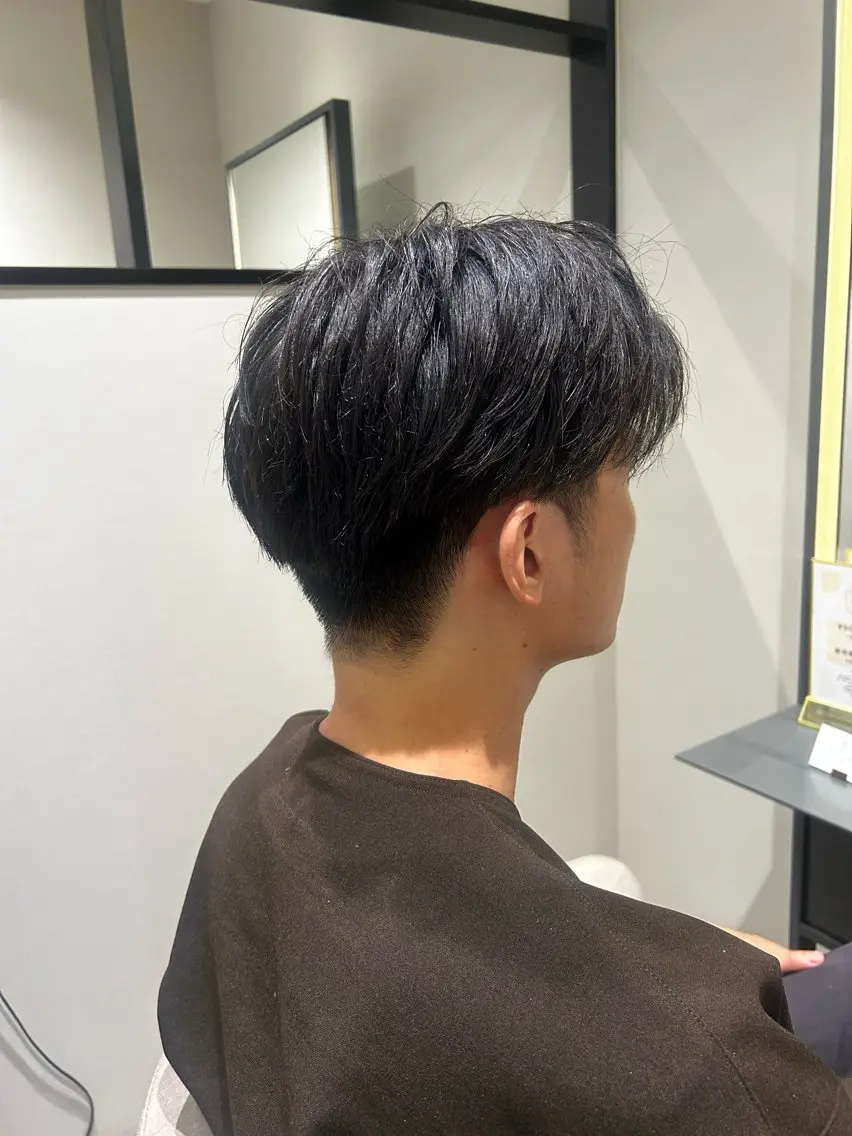 メンズカット➕オーガニックカラーの写真