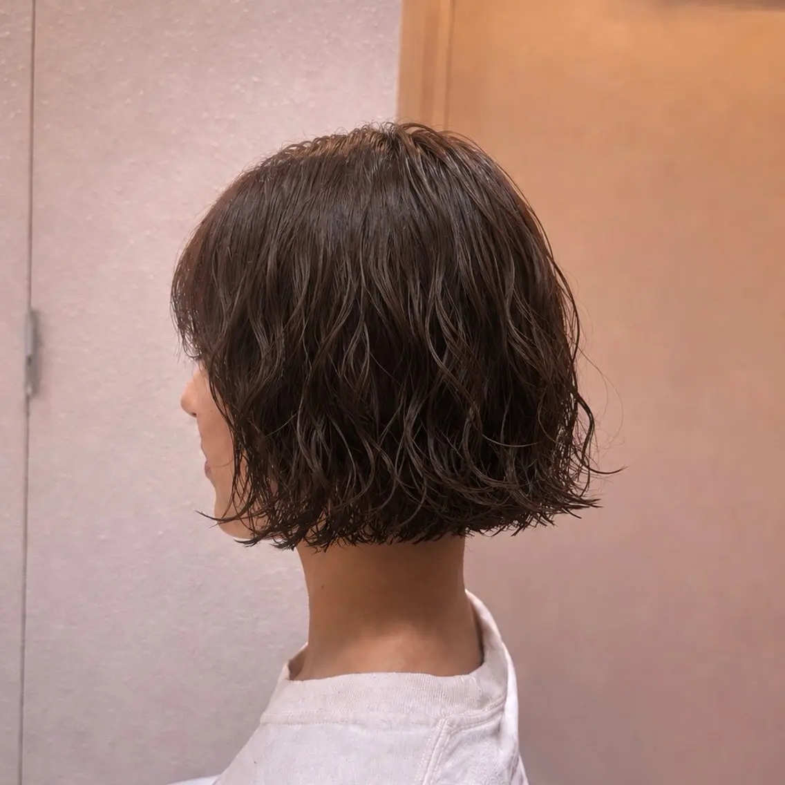 パーマ ショート・ボブ/ 透明感カラー/めいのヘアスタイル