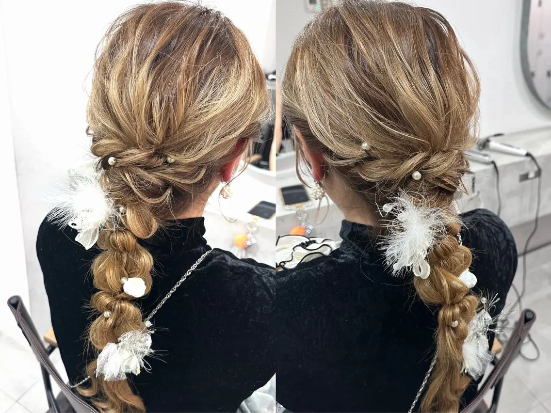 ロング ヘアアレンジ 艶髪✨　徳丸 瞭のヘアスタイル
