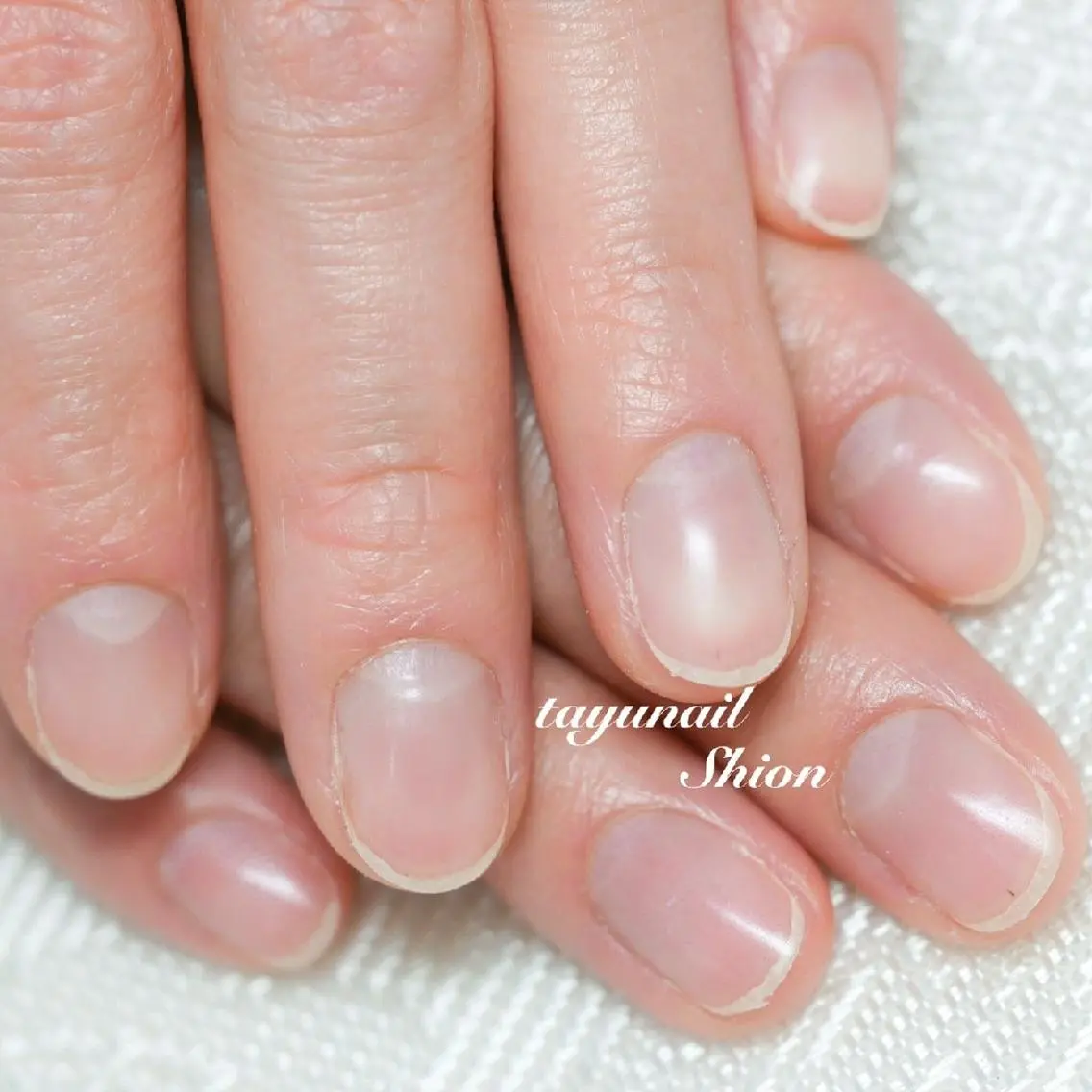 ネイル ブルー ジェルネイル パラジェル 春ネイル ネイルサロン 【たゆnail】のネイルデザイン