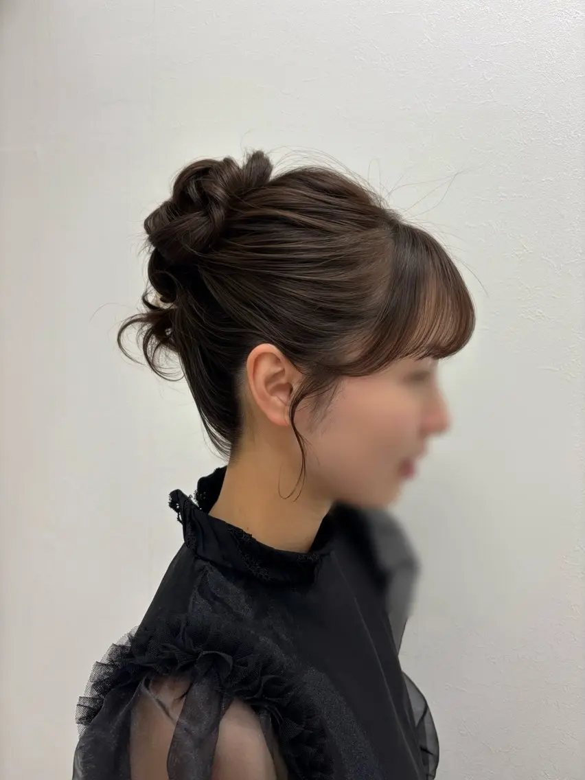 セミロング ヘアセット 橋口 千裕のヘアスタイル