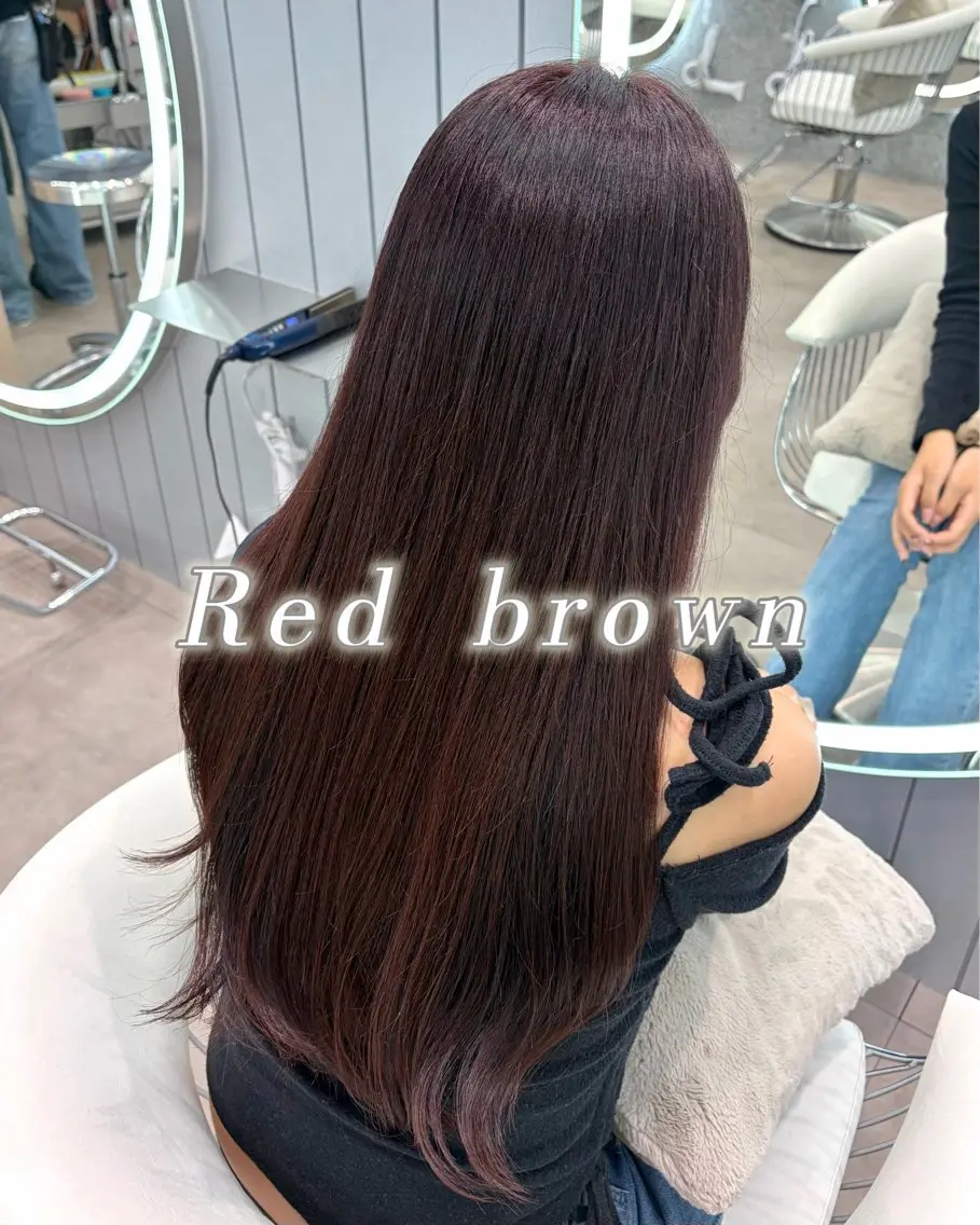 ロング 韓国風カラー 顔まわりレイヤー 顔周りカット ハッシュカット 髪質改善 ヘアカラー トリートメント 大宮🤍縮毛矯正 レイヤー🪽なるのヘアスタイル