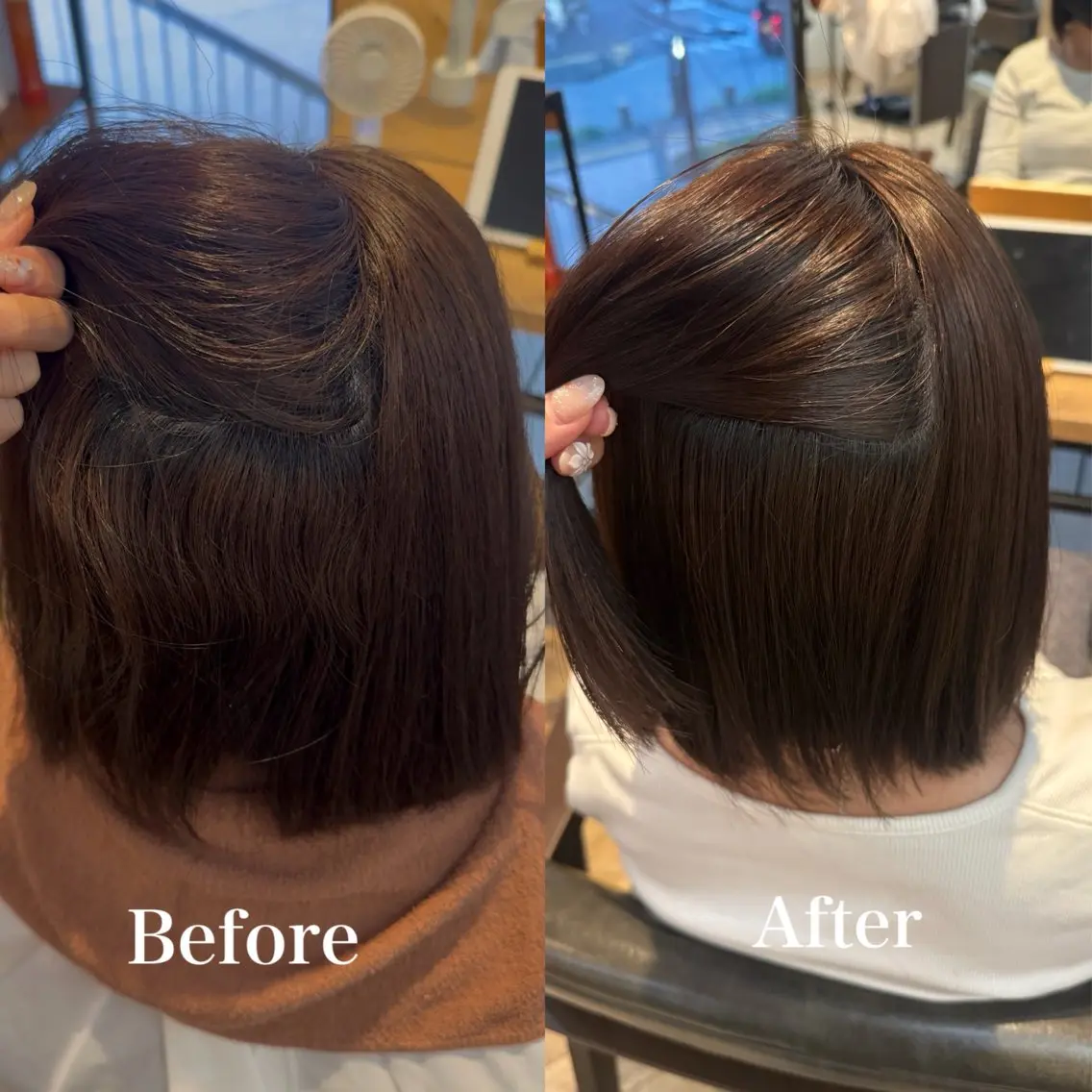 ショート 縮毛矯正 波多野 麻由のヘアスタイル