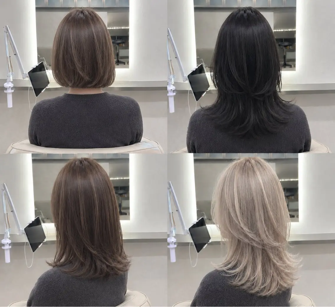ミディアム 中村 海星のヘアスタイル