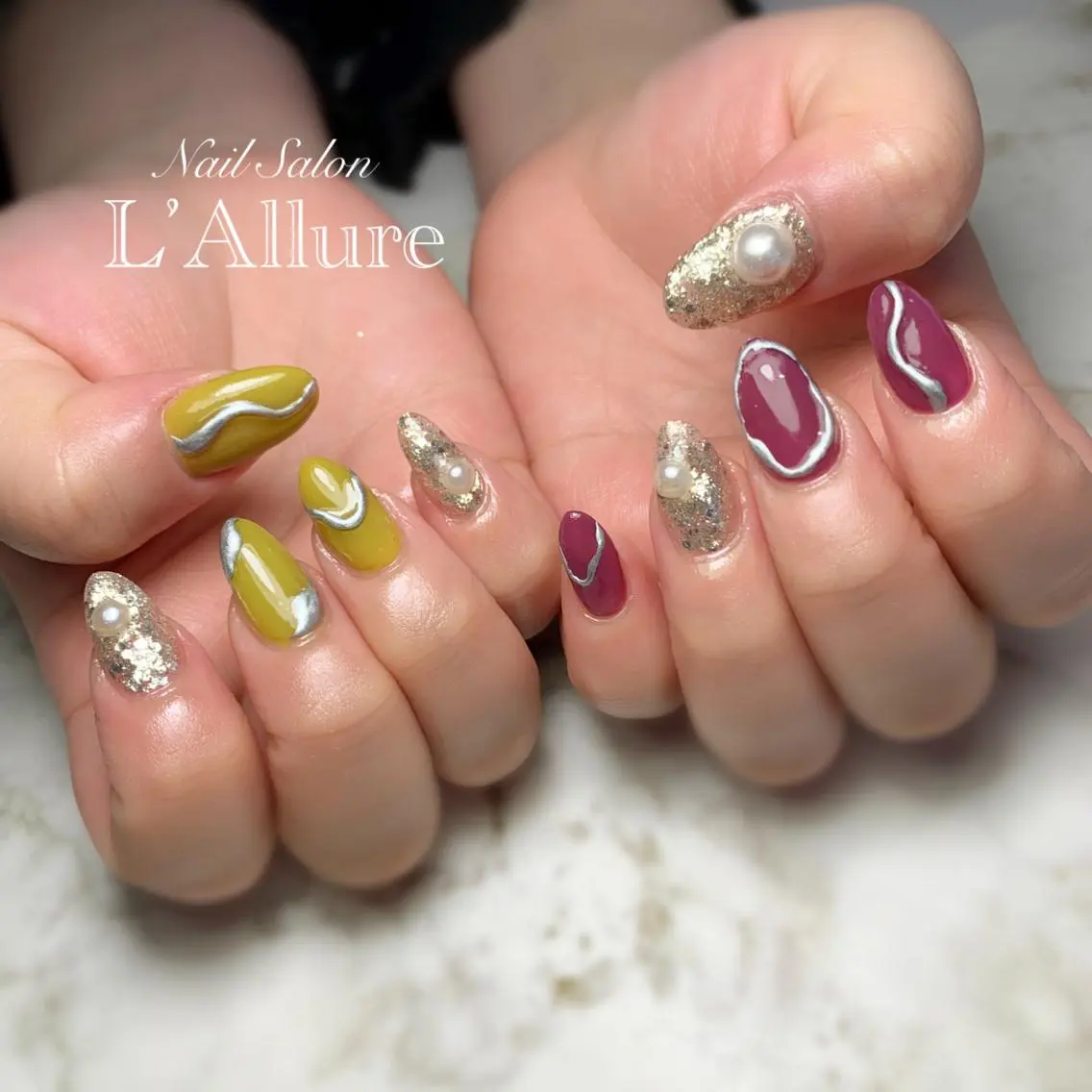 ネイル ハンドネイル Nail Salon L’Allureのネイルデザイン