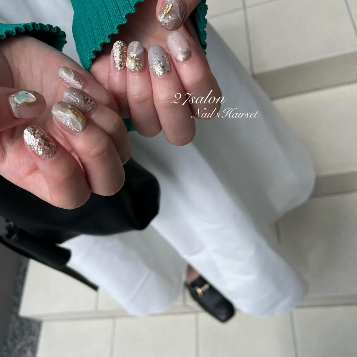 ネイル ニュアンスネイル 27salon yuinaのネイルデザイン
