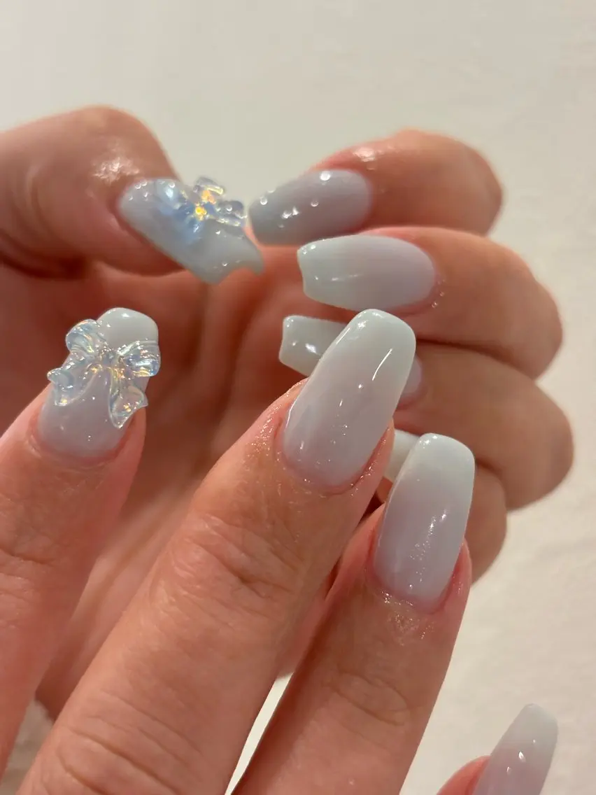 ネイル リボン ハンドネイル Ann nailのネイルデザイン