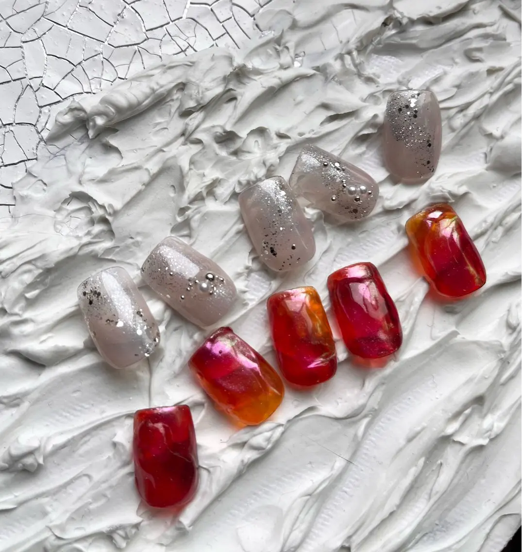 ご新規様❣️今月限定の定額2デザイン💅オフあり・オフなし¥7700🌸ご新規様他店オフ無料✨お色変更可能🙆‍♀️の写真