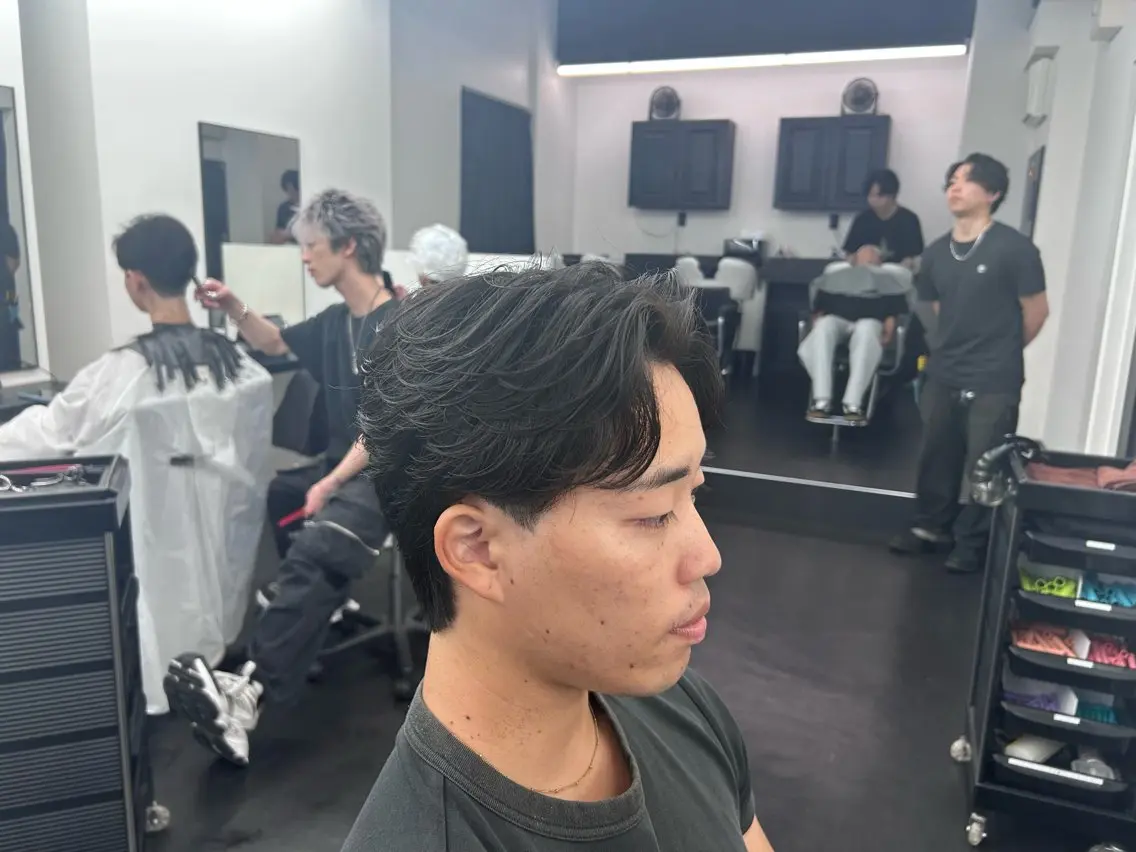 パーマ メンズ カット パーマ メンズ特化🔥パーマ ￥5060~/横浜のヘアスタイル