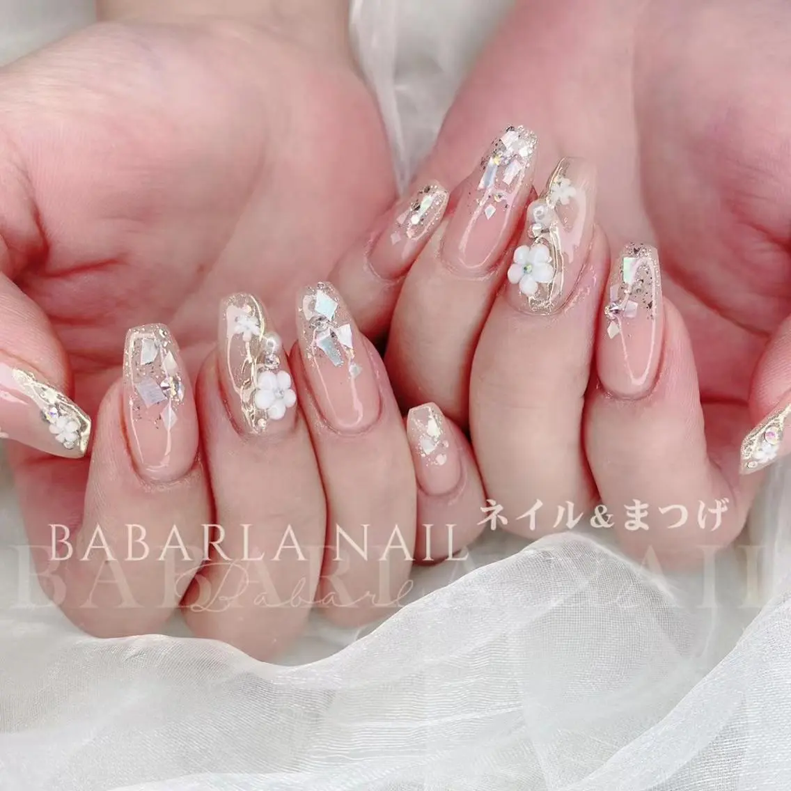 ネイル フラワーネイル Babarla nailのネイルデザイン
