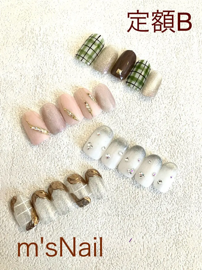 ネイル ジェルネイル パラジェル ハンドネイル m'sNail 福岡西区 ネイルのネイルデザイン
