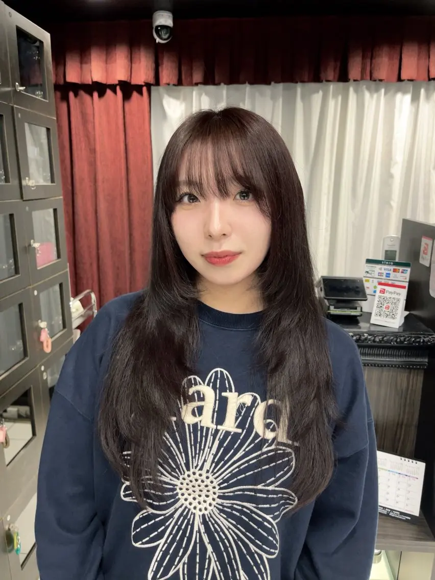 ロング モデル募集 リナ⚡️newi池袋のヘアスタイル