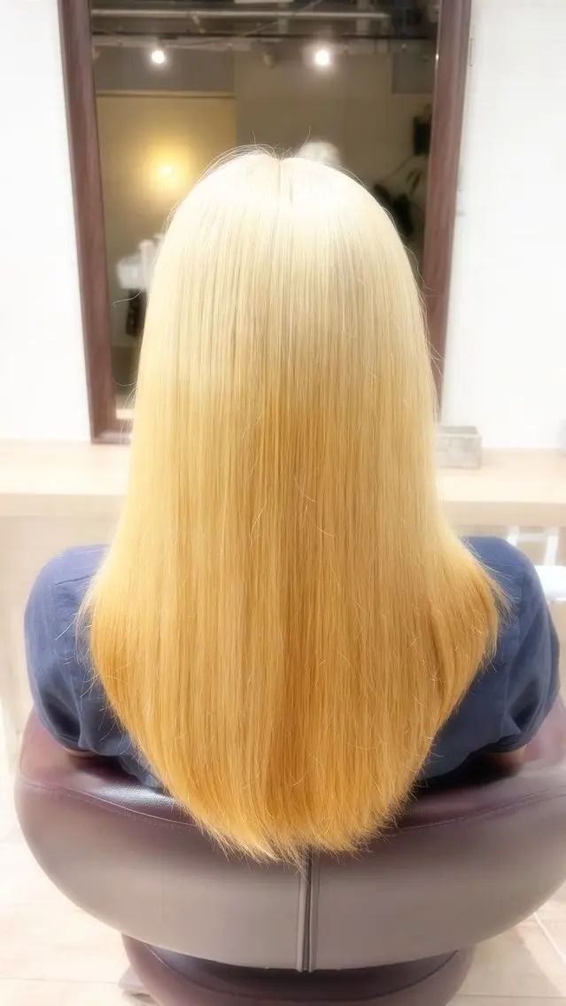 ロング ヘアカラー 大賀 鈴のヘアスタイル