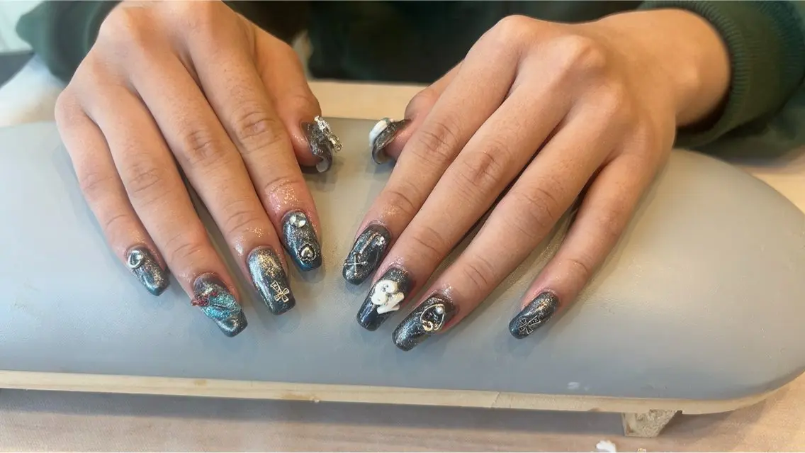 ネイル 持ち込み 南田 リジュンのネイルデザイン