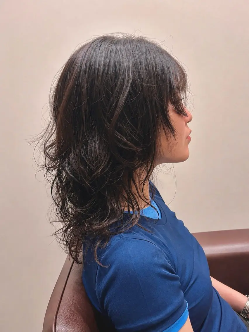 ロング 7月2日と5日 都島店 安井達彦のヘアスタイル