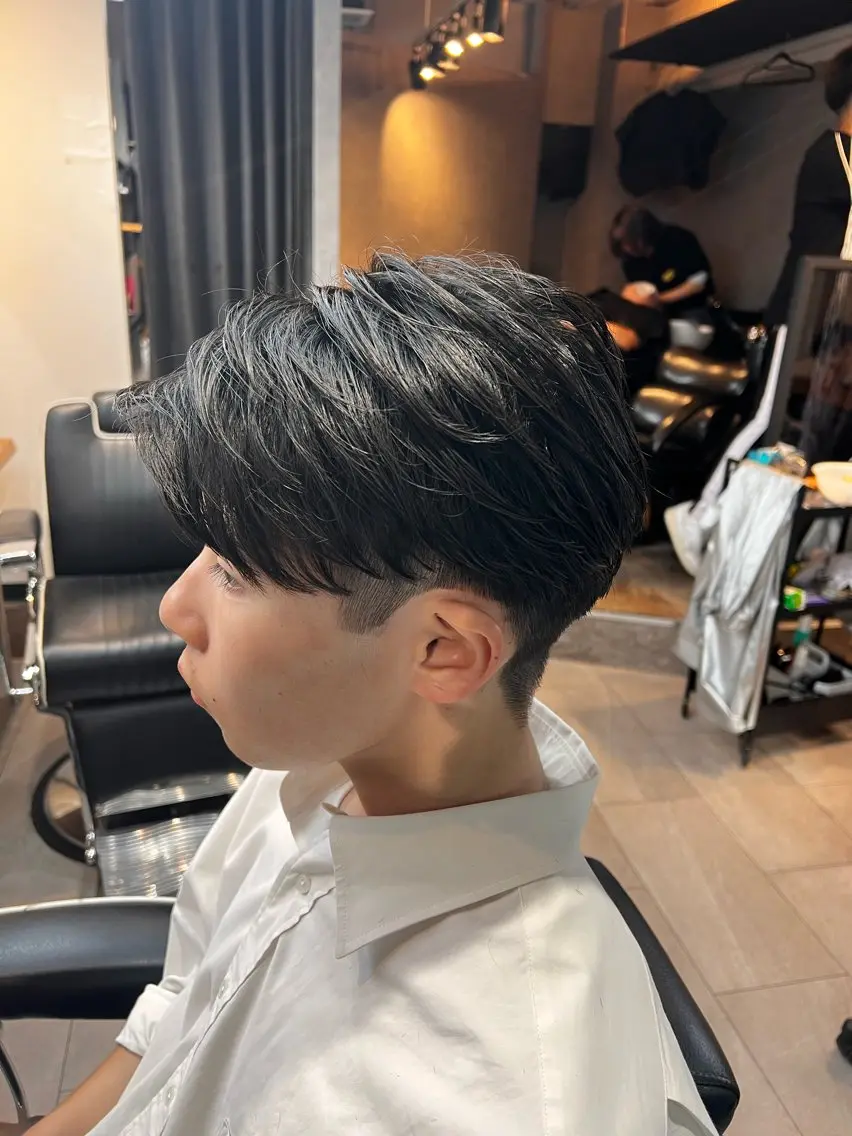ショート カット メンズカット、パーマ 特化🔥🌊瀬川竜生のヘアスタイル