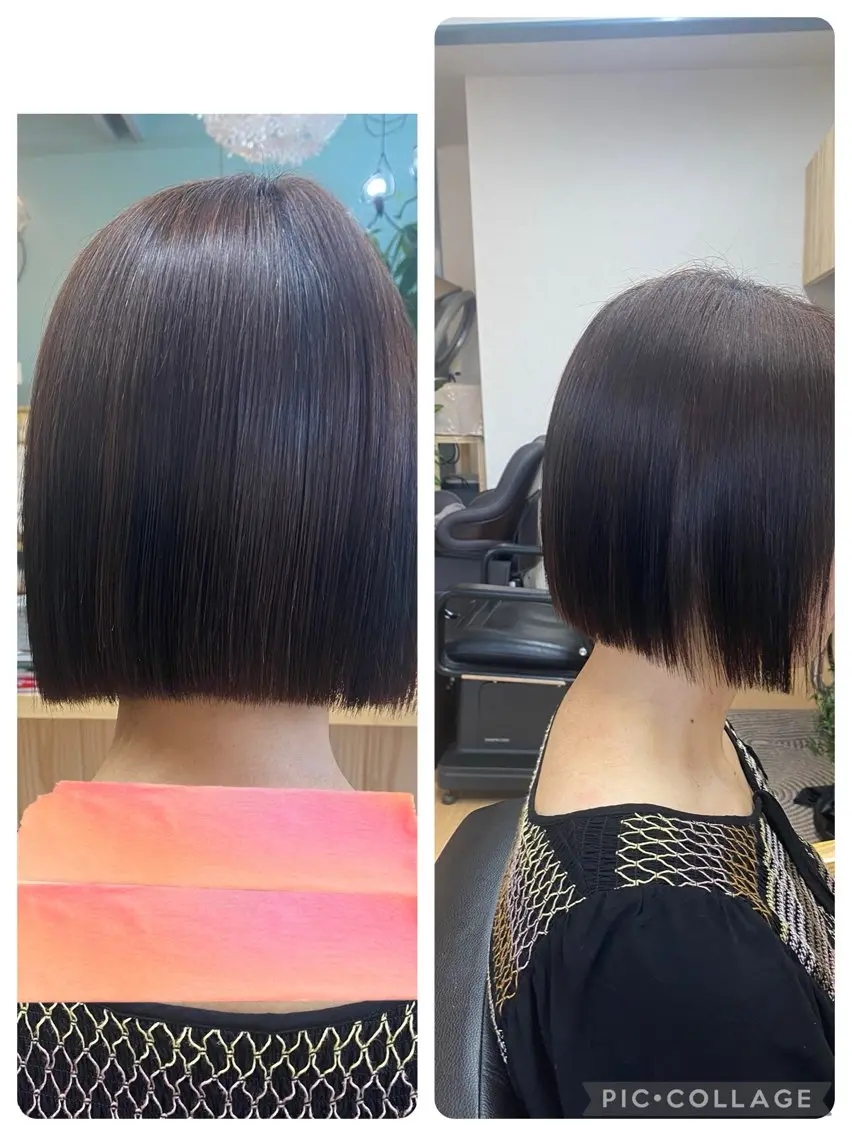 ミディアム ボブ Ichimura mutsumiのヘアスタイル