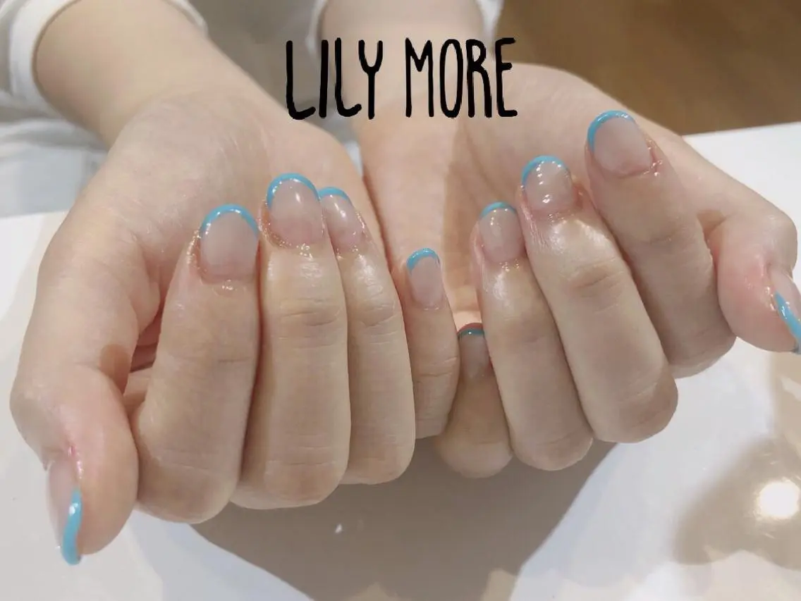 ネイル フレンチネイル Lily closetのネイルデザイン