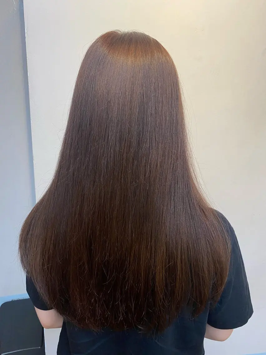ロング パーマ 縮毛矯正 LOG SALON 時田のヘアスタイル