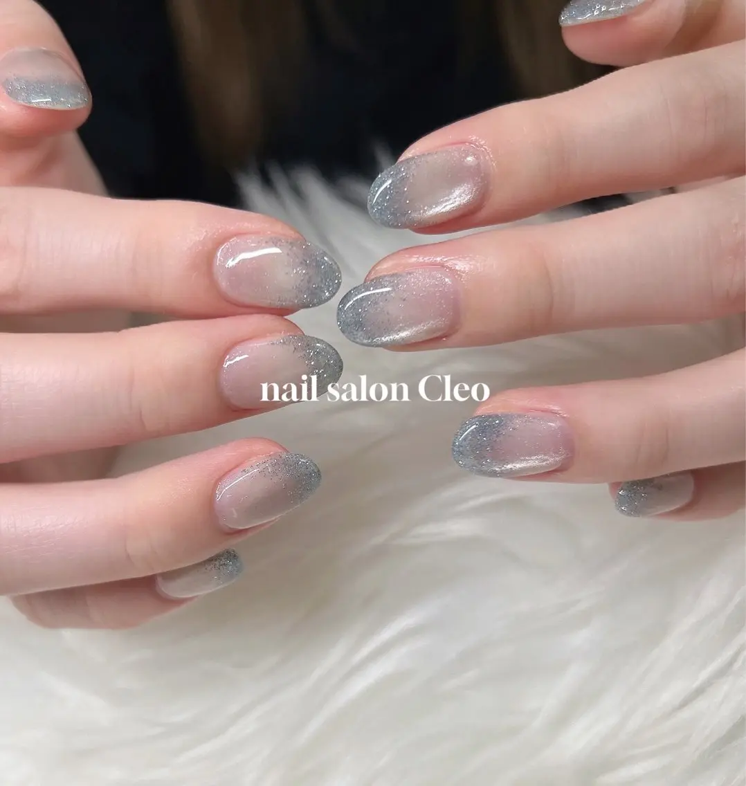 ネイル アートネイル フラッシュネイル グラデーション Cleo クレオのネイルデザイン