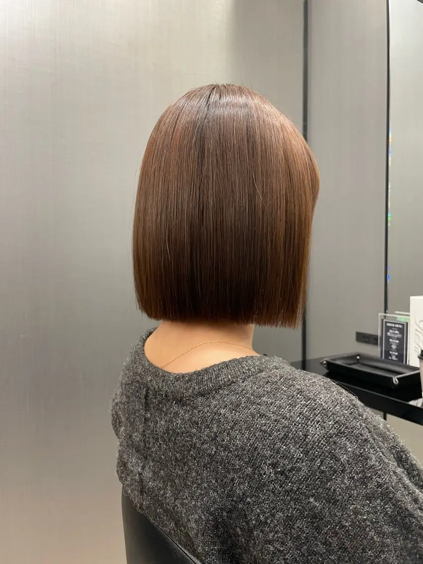 ショート ボブ 秋山 輝星のヘアスタイル