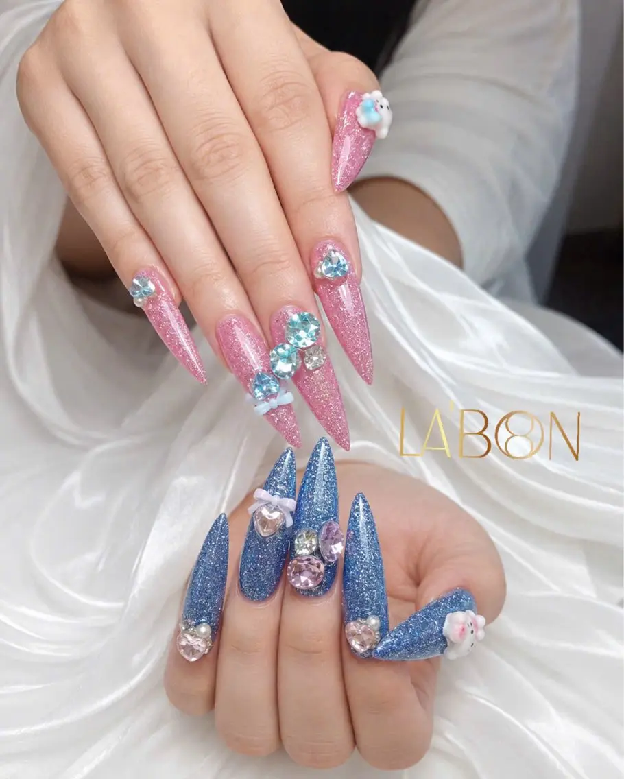 ロング Hana✴︎ Labon Artのネイルデザイン