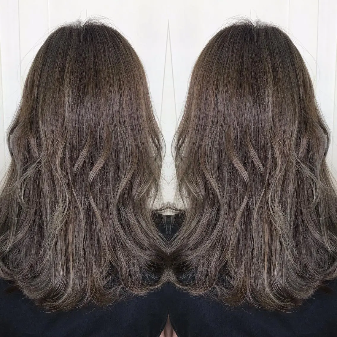 セミロング カラー ヘアカラー トリートメント ♡美髪•艶髪♡砂川 なつきのヘアスタイル