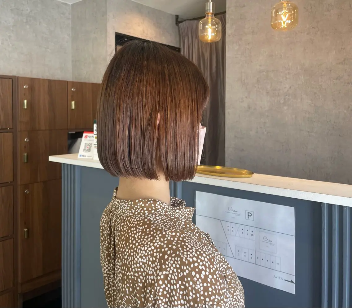ワンレンカット✂️✨の写真