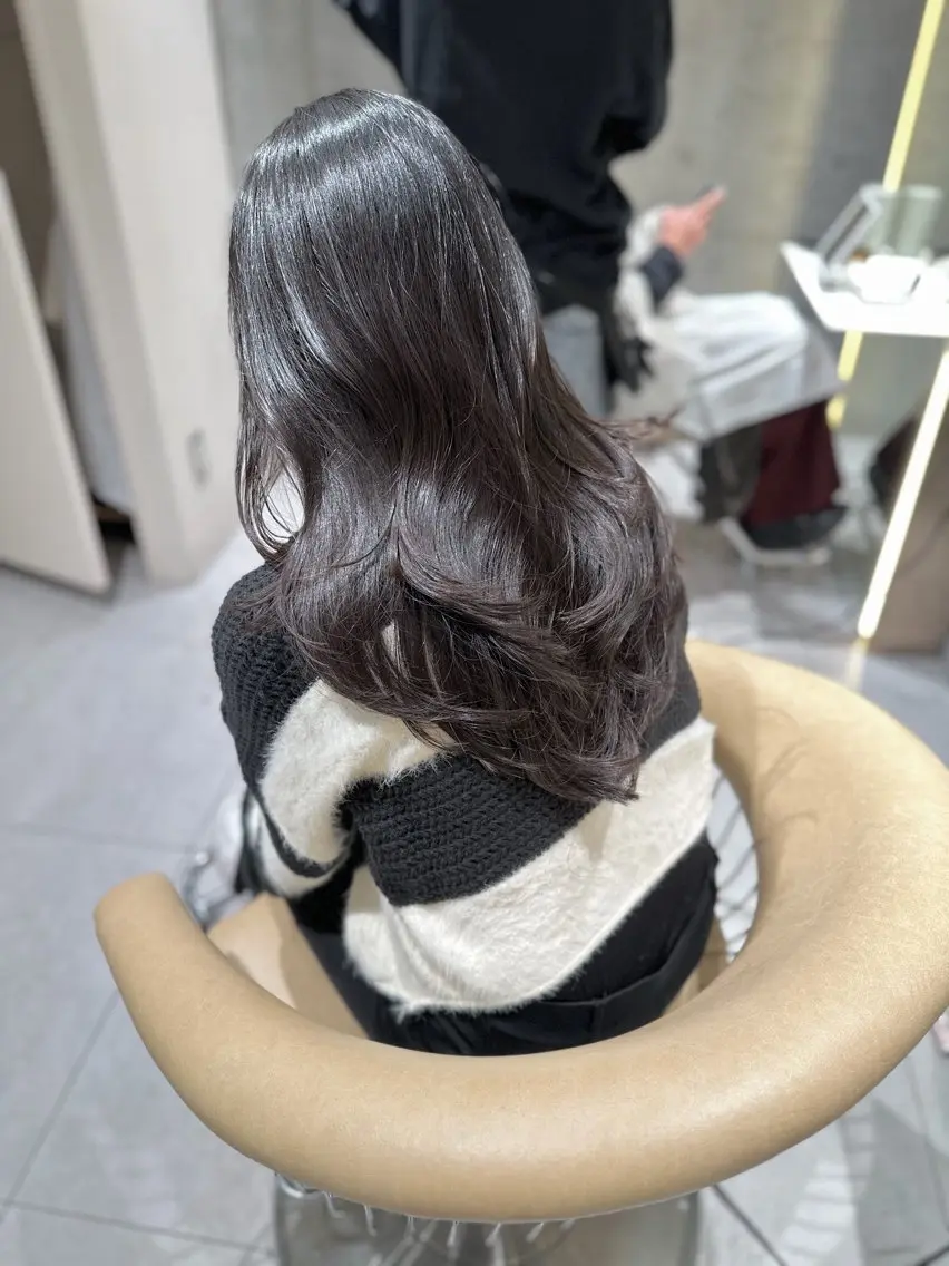 ロング カラー カット ヘアカラー トリートメント 《髪質改善✖️オリー ブ🧸》小嶋拓也のヘアスタイル