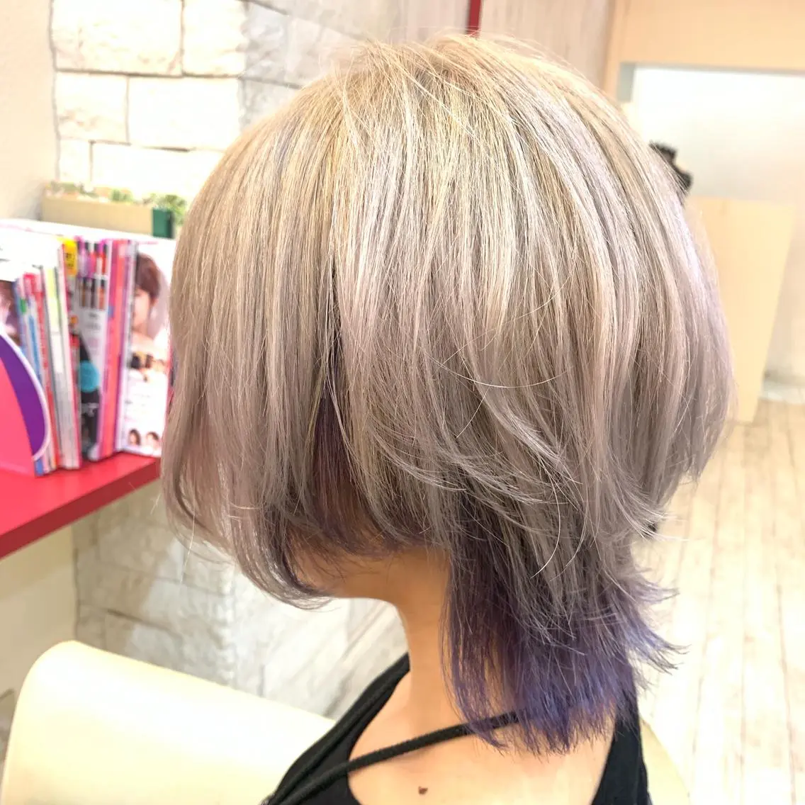 ミディアム カラー 櫻井 なんなのヘアスタイル