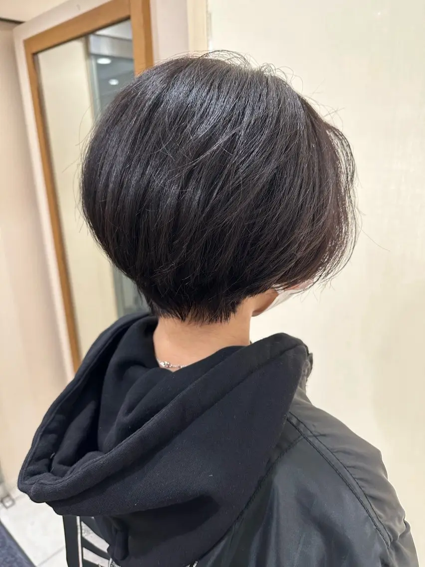 ショート ショートボブ ボブ ショートヘア 小顔カット 平日オススメ✨ コスパ&タイパ✨山下のヘアスタイル