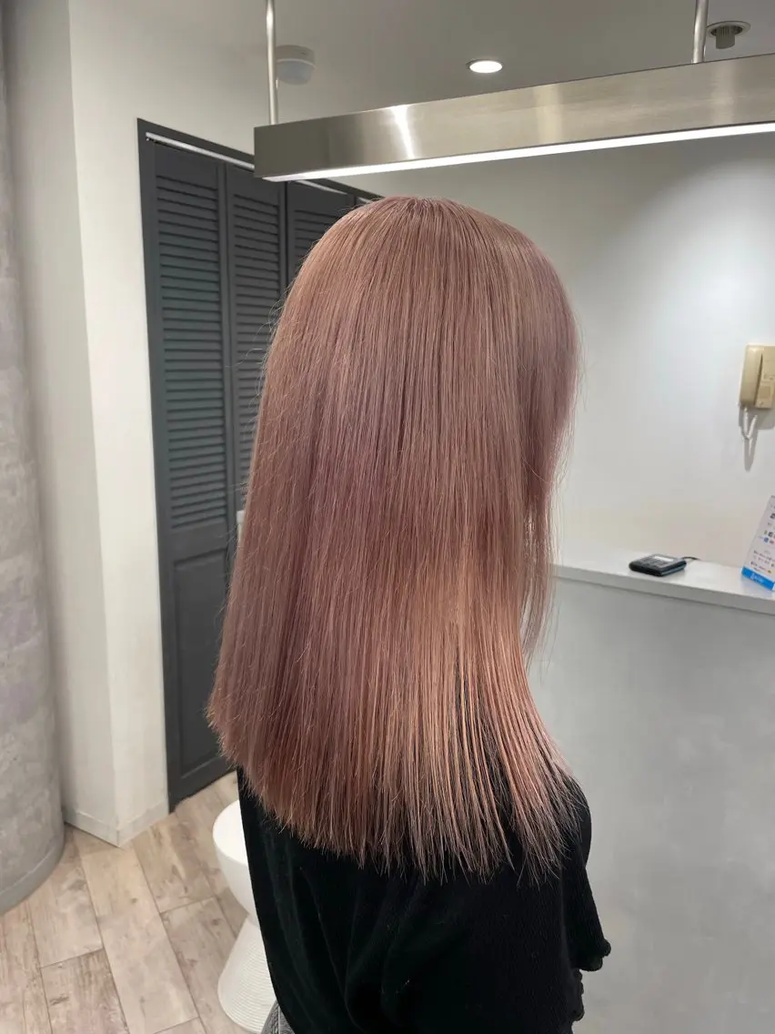 ロング ヘアカラー トリートメント ♡似合わせ ♡ハイトーン♡のヘアスタイル