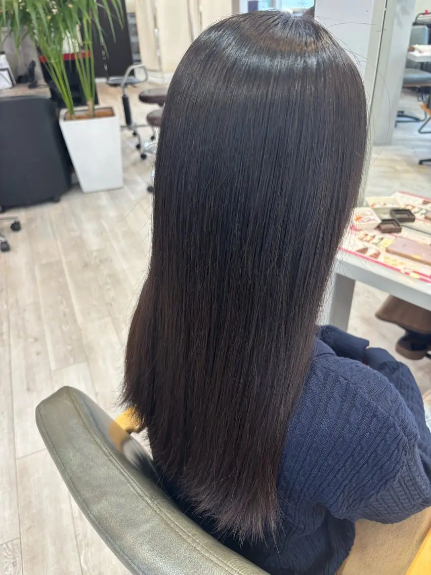 ロング 縮毛矯正 【モデル様募集中】 渡邊 マサキのヘアスタイル