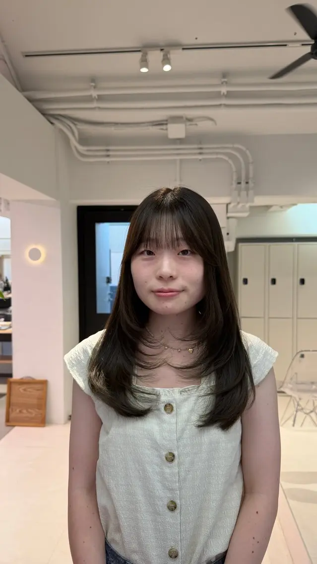 ロング カラー 縮毛矯正 トリートメント naturalカラー / Rukaのヘアスタイル