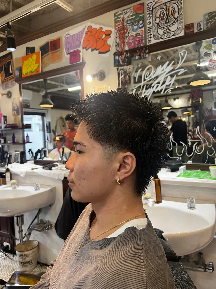 ショート メンズ 虎 太郎のヘアスタイル