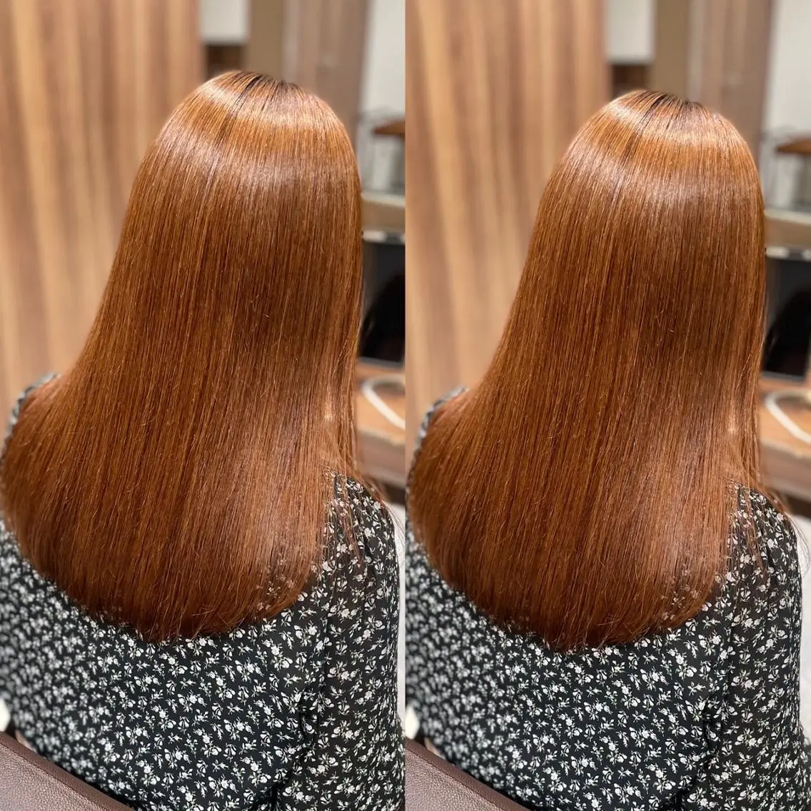 セミロング 縮毛矯正 ショート✂️ボブ✂️ 💎Ash茗荷谷💎のヘアスタイル