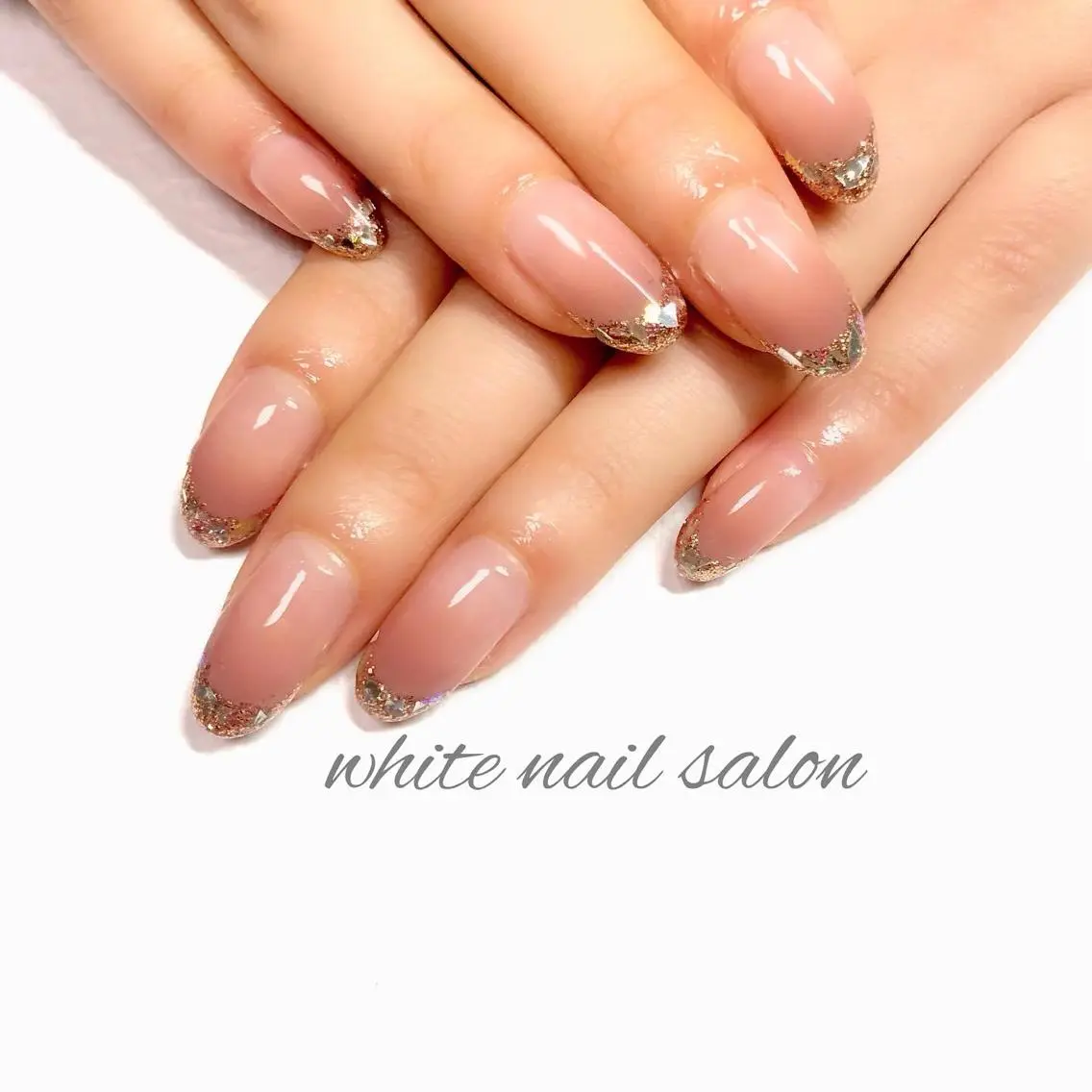 ネイル ジェルネイル ハードジェル 持ち込み ソフトジェル ハンドネイル white nail salonのネイルデザイン