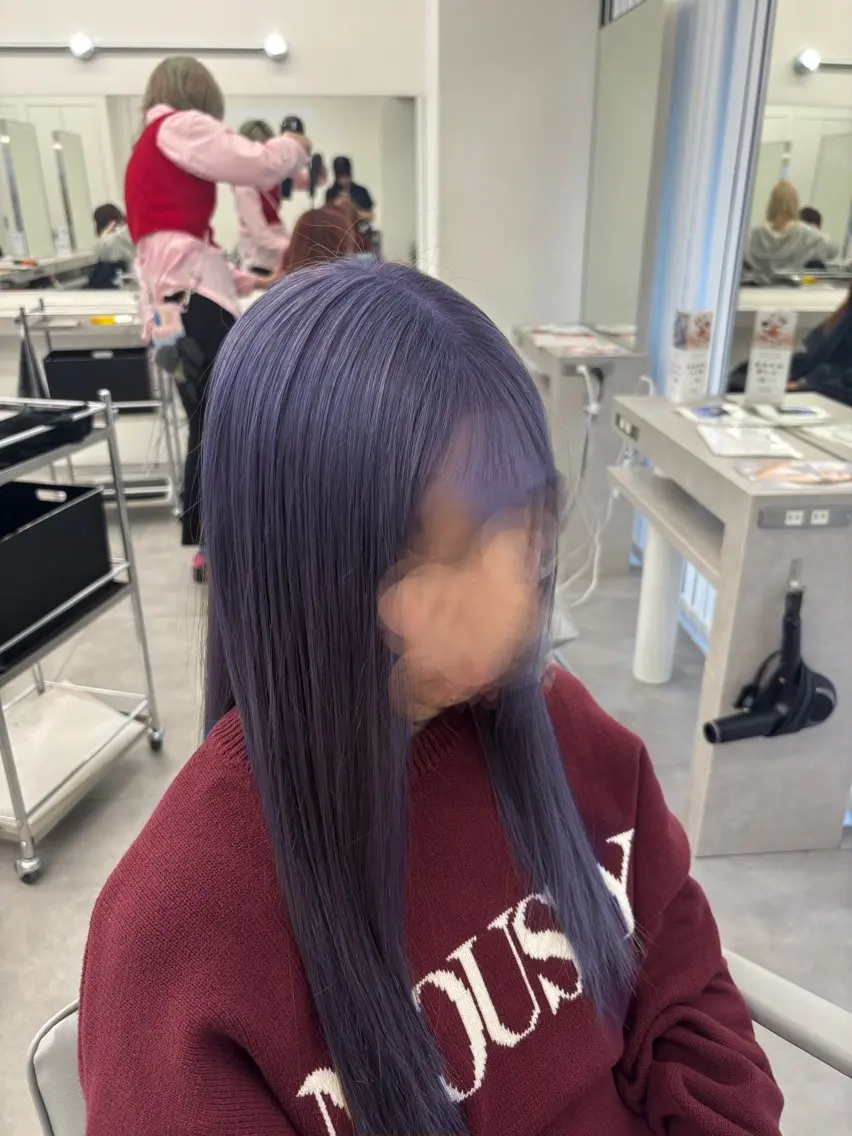 ロング ヘアカラー ブリーチ/ハイトーン 🤍そな🤍のヘアスタイル