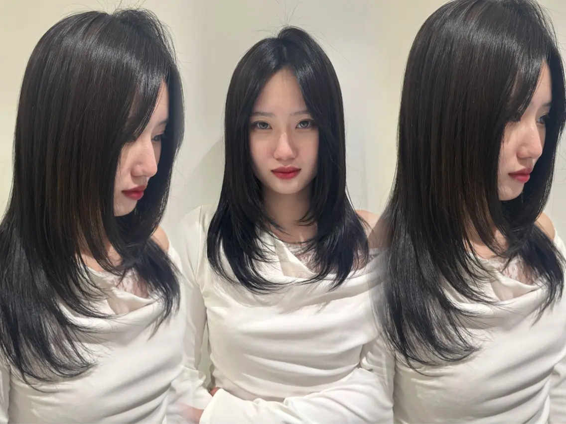 ロング 佐々木 悠安のヘアスタイル