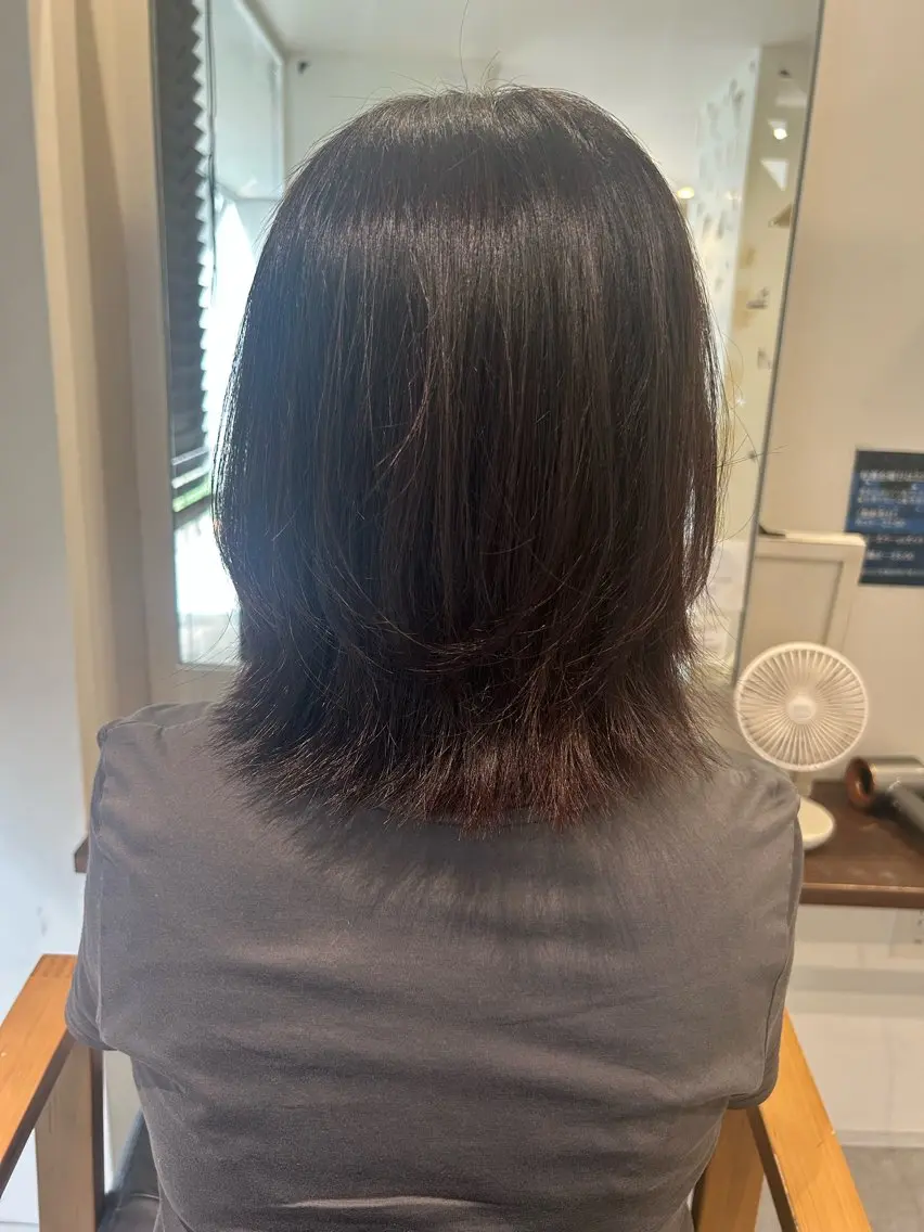 ミディアム 江川 輝星のヘアスタイル