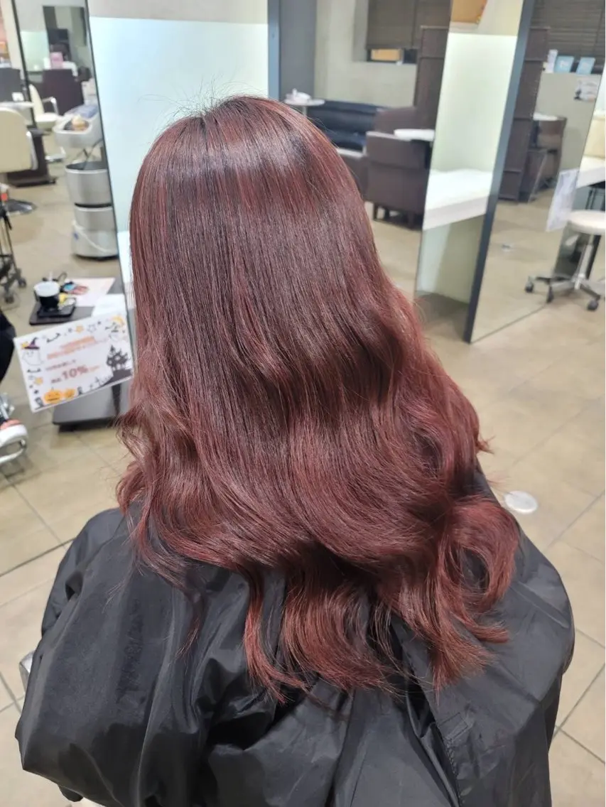 ヘアカットカラーの写真
