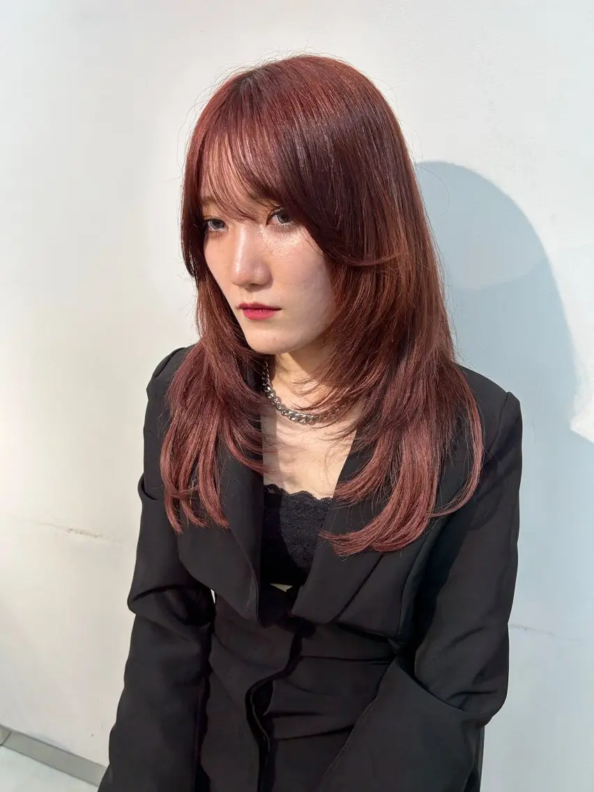 ミディアム ボブ/透明感ベージュ 🫧クルミ🌟のヘアスタイル