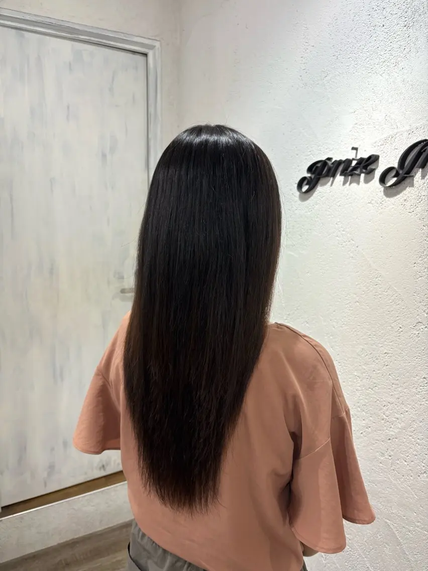 セミロング 縮毛矯正 🤍カラー/縮毛矯正 /池袋/あい🤍のヘアスタイル