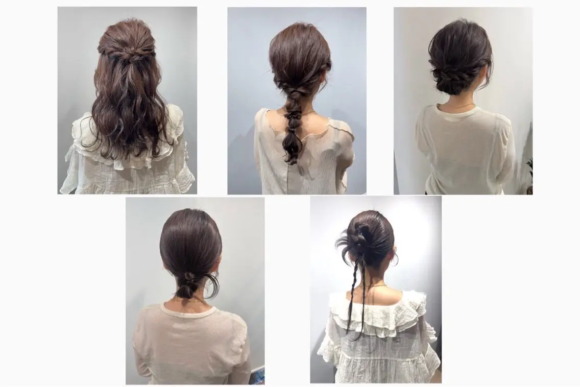 5種類から選べるヘアセット 🎀✨の写真
