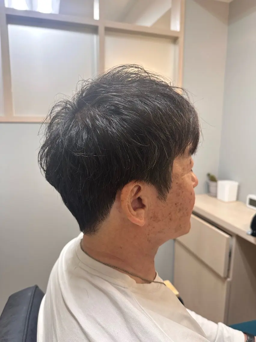 パーマ メンズ メンズパーマ カット パーマ 立川 芽依のヘアスタイル