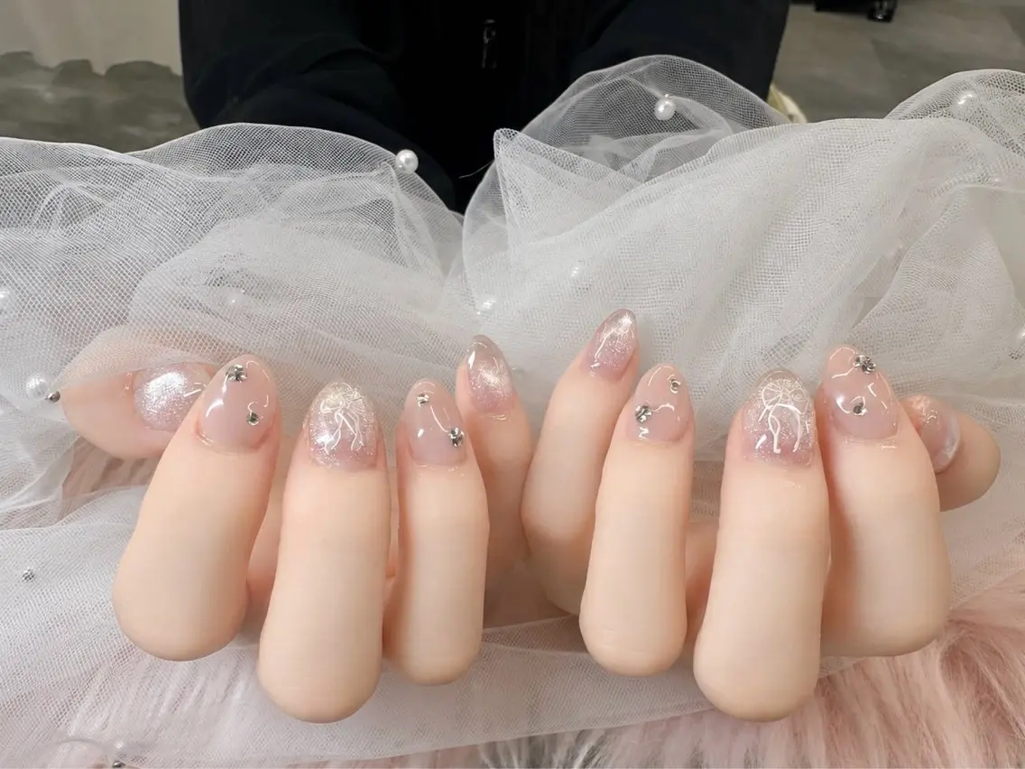 ネイル ピンク ハンドネイル cachette 後藤のネイルデザイン