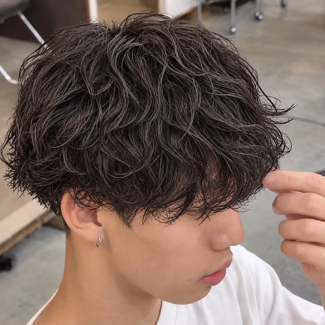 パーマ メンズ カット パーマ Men‘ssalon NEO町田店のヘアスタイル